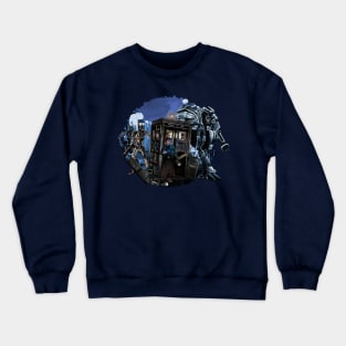 10th Doctor Lost and trapped at terminator war ZONE Crewneck Sweatshirt